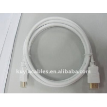 White HDMI cable copper,Premium HDMI Cable Ethernet for HDTV ,White,1.5m cable